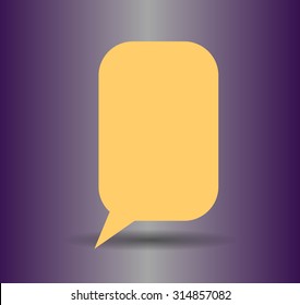 Flat  icon of a communication