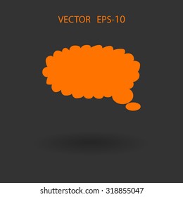 Flat  icon of a communication