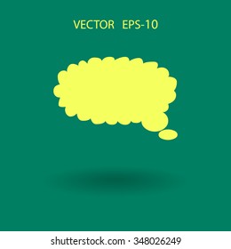 Flat  icon of a communication