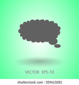 Flat  icon of a communication