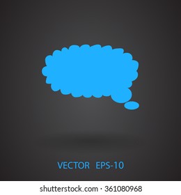 Flat  icon of a communication
