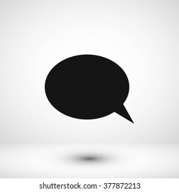 Flat icon of a communication