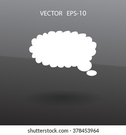 Flat  icon of a communication