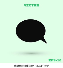 Flat icon of a communication