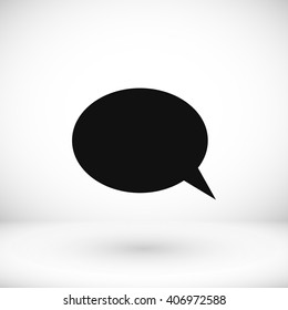 Flat icon of a communication