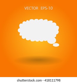 Flat  icon of a communication