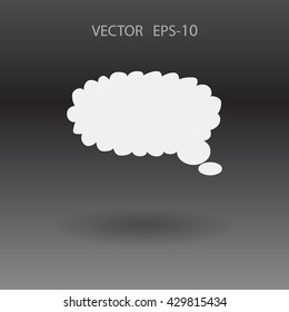 Flat  icon of a communication