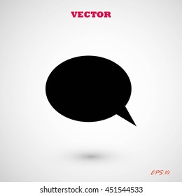 Flat icon of a communication