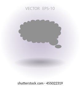 Flat  icon of a communication