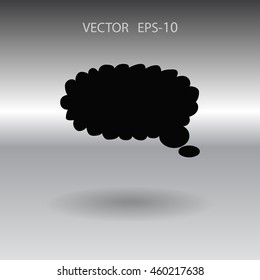 Flat  icon of a communication