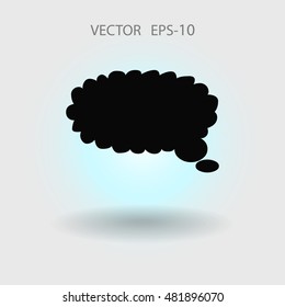 Flat  icon of a communication