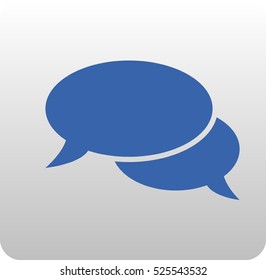 Flat  icon of a communication