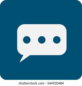 Flat  icon of a communication