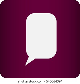 Flat  icon of a communication
