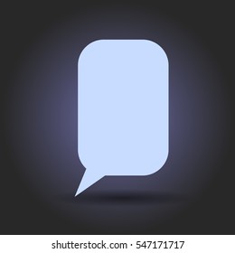 Flat  icon of a communication