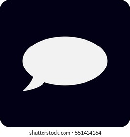 Flat icon of a communication