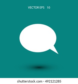 Flat icon of a communication, flat design best vector icon