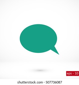 Flat icon of a communication, flat design best vector icon