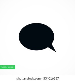Flat icon of a communication, flat design best vector icon