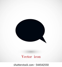 Flat icon of a communication, flat design best vector icon