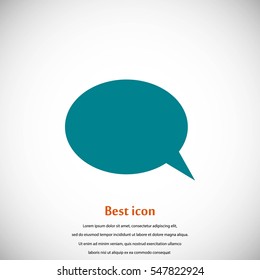 Flat icon of a communication, flat design best vector icon
