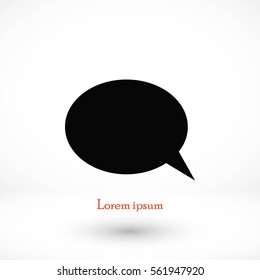 Flat icon of a communication, flat design best vector icon