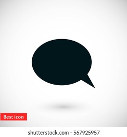 Flat icon of a communication, flat design best vector icon