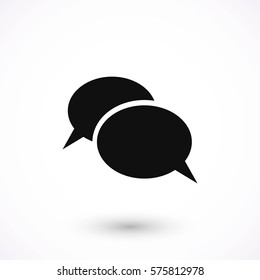 Flat icon of a communication, flat design best vector icon