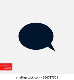 Flat icon of a communication, flat design best vector icon