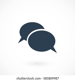 Flat icon of a communication, flat design best vector icon
