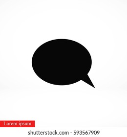 Flat icon of a communication, flat design best vector icon