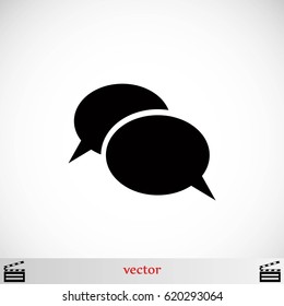 Flat icon of a communication, flat design best vector icon