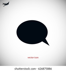 Flat icon of a communication, flat design best vector icon