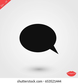 Flat icon of a communication, flat design best vector icon
