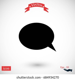 Flat icon of a communication, flat design best vector icon
