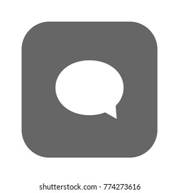 Flat icon of a communication, flat design best vector icon