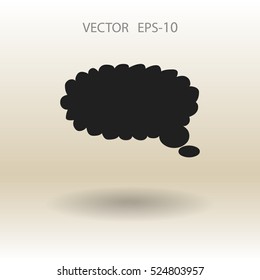 Flat  icon of a communication. vector illustration