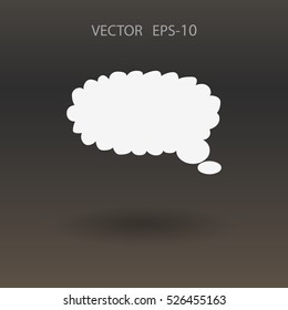 Flat  icon of a communication. vector illustration