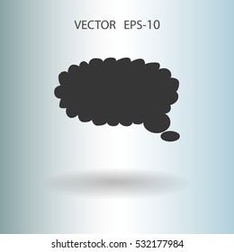 Flat  icon of a communication. vector illustration