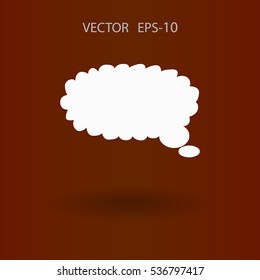 Flat  icon of a communication. vector illustration