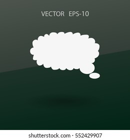 Flat  icon of a communication. vector illustration