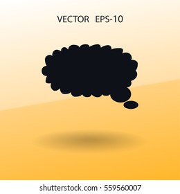 Flat  icon of a communication. vector illustration