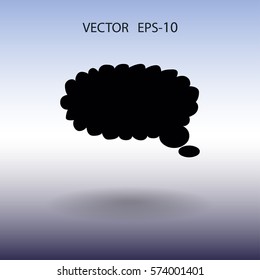 Flat  icon of a communication. vector illustration