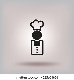 Flat icon. Cook.