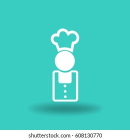Flat icon. Cook.