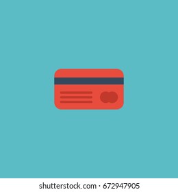 Flat Icon Credit Card Element. Vector Illustration Of Flat Icon Payment  Isolated On Clean Background. Can Be Used As Card, Credit And Payment Symbols.