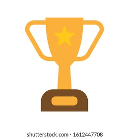 Flat Icon Icon Cup with white background