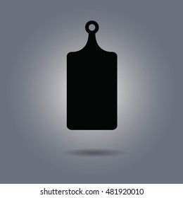 Flat icon of cutting board