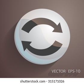 Flachsymbol von zyklischen