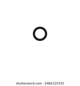 Flat Icon - Degree Sign for commercial use